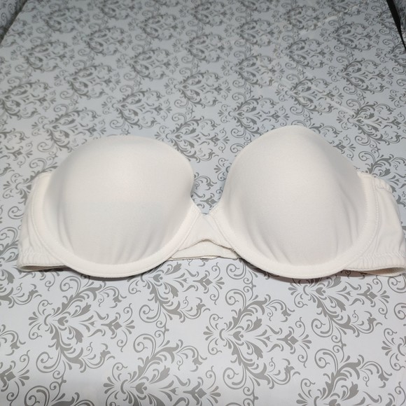 Maidenform One Fabulous Fit strapless bra 34B White - Picture 4 of 4